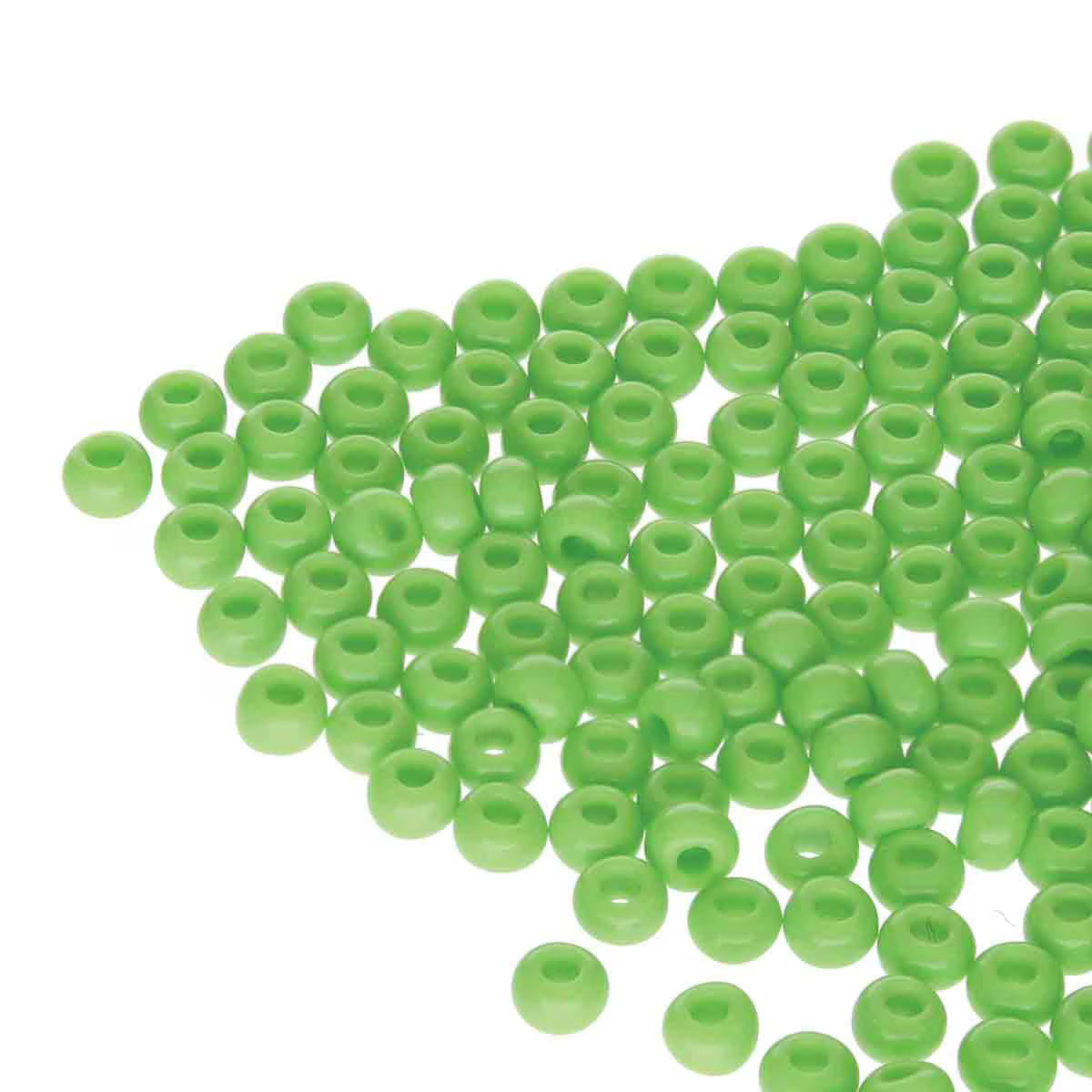 11/0 Preciosa Light Green OP