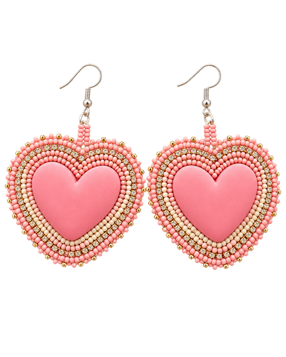 Pink Hearts on Hooks