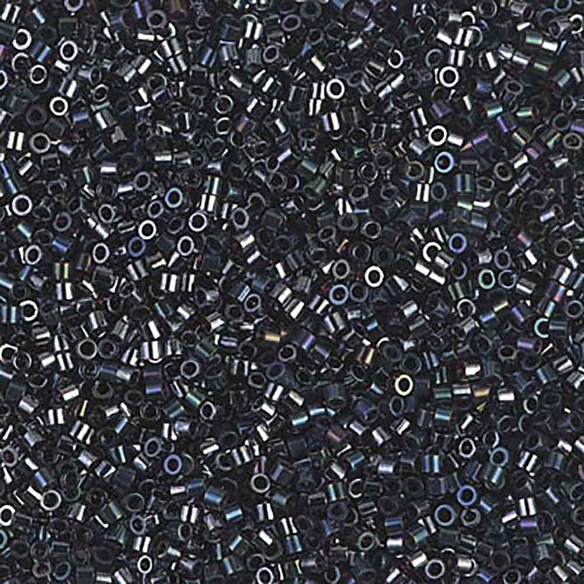 15/0 Delica Gunmetal