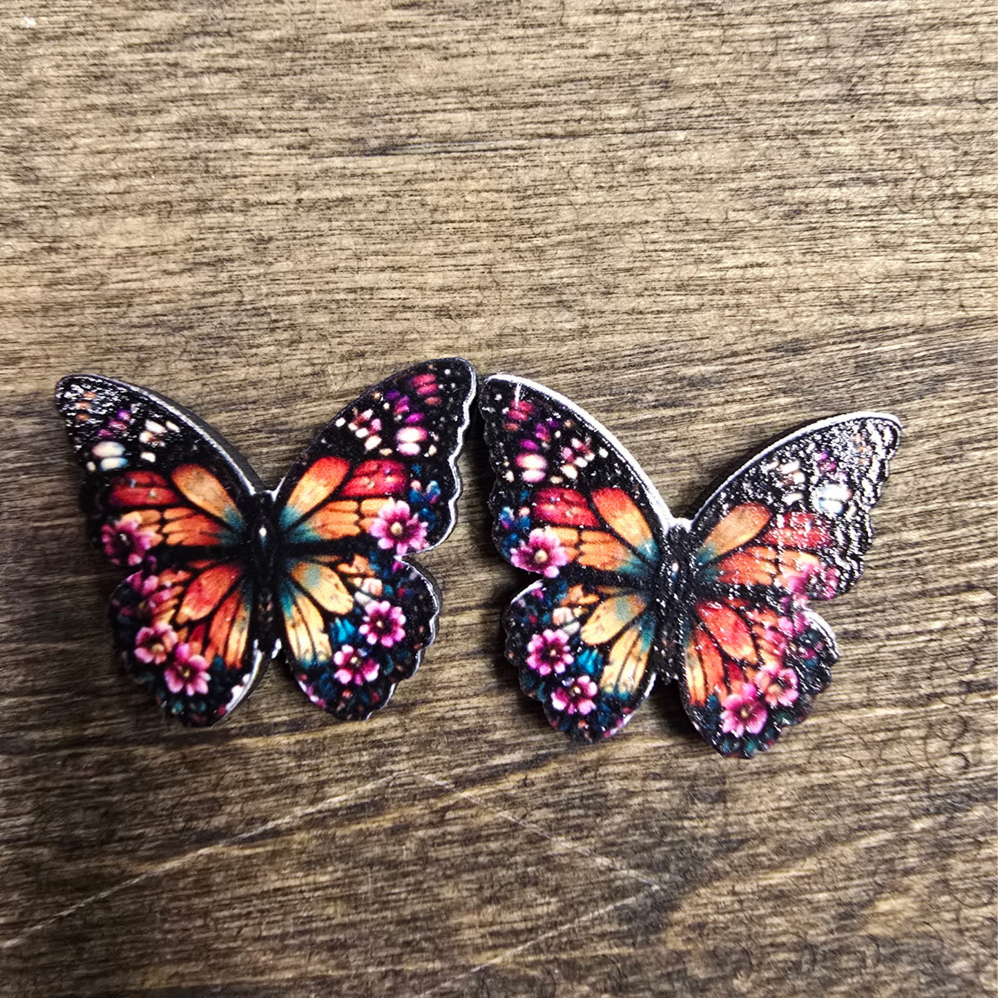 Wooden Butterfly UV Print