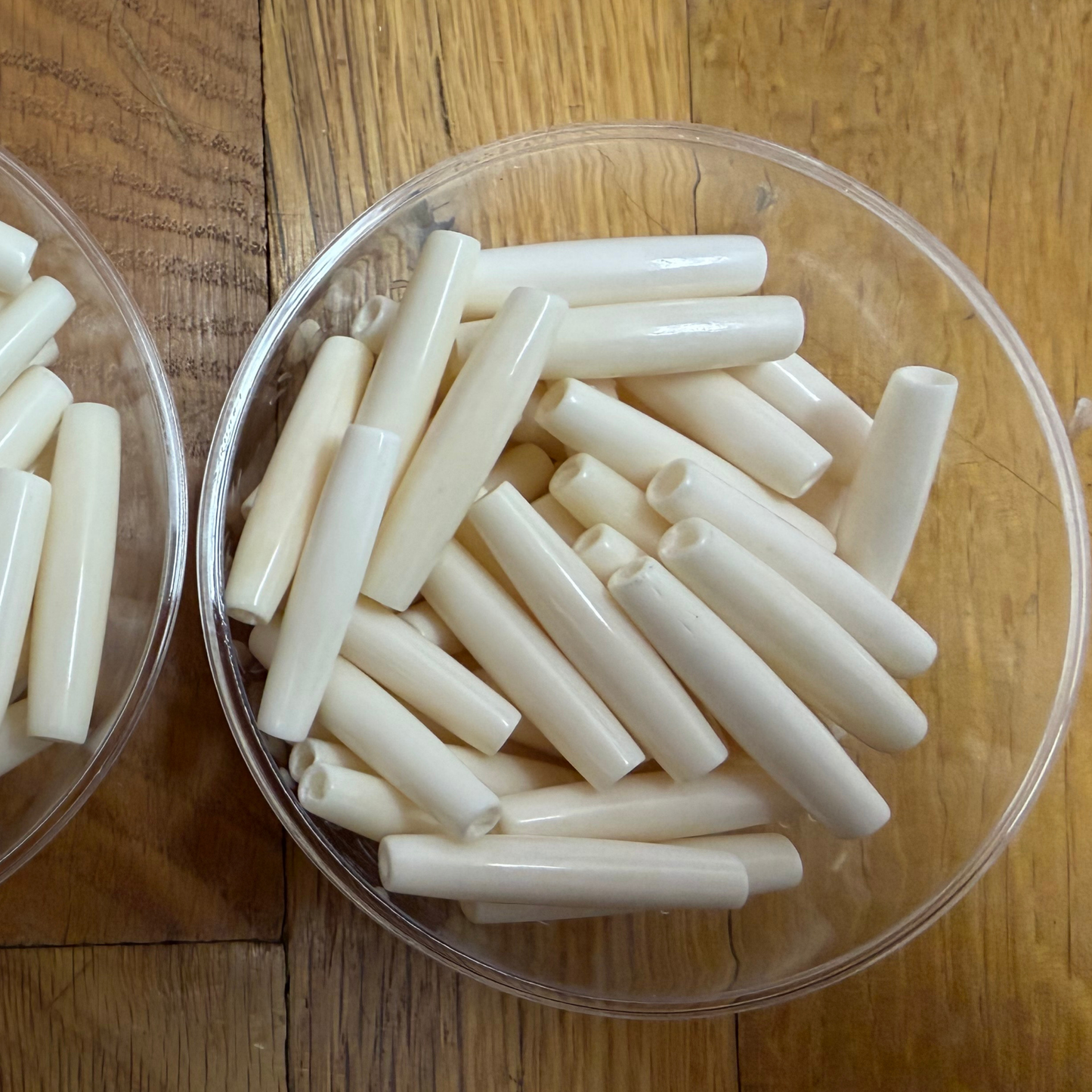 Hair Pipe Genuine Bone 2" White