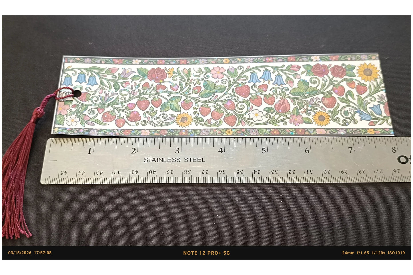 Strawberry Patch Bookmark