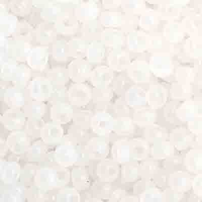 11/0 Preciosa OP White Opal