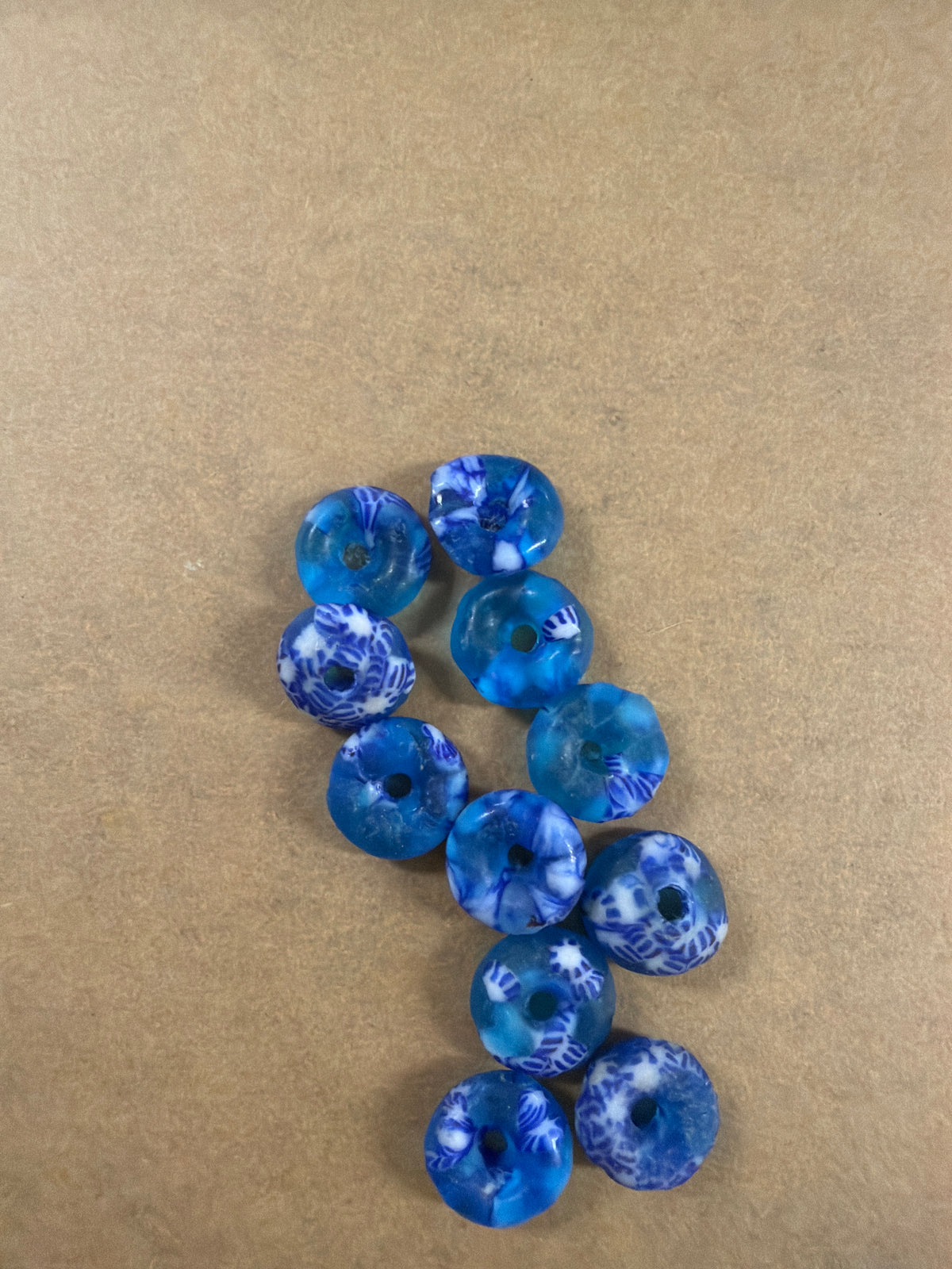 10mm Blue Glass Spacer