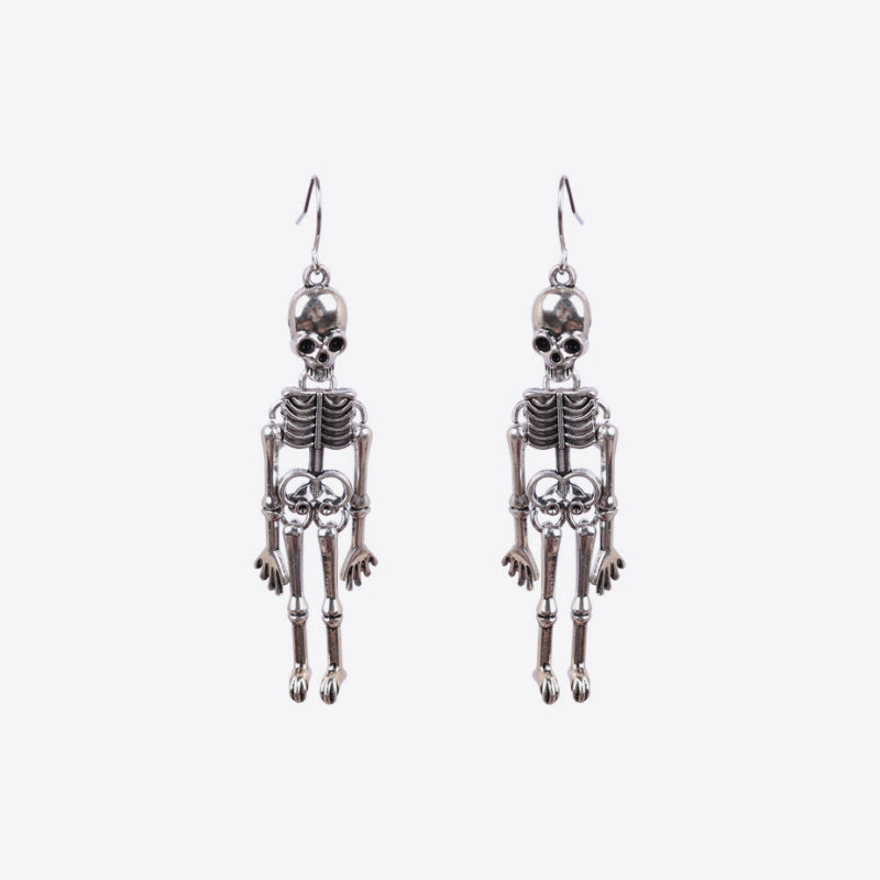 Skeleton Alloy Earrings