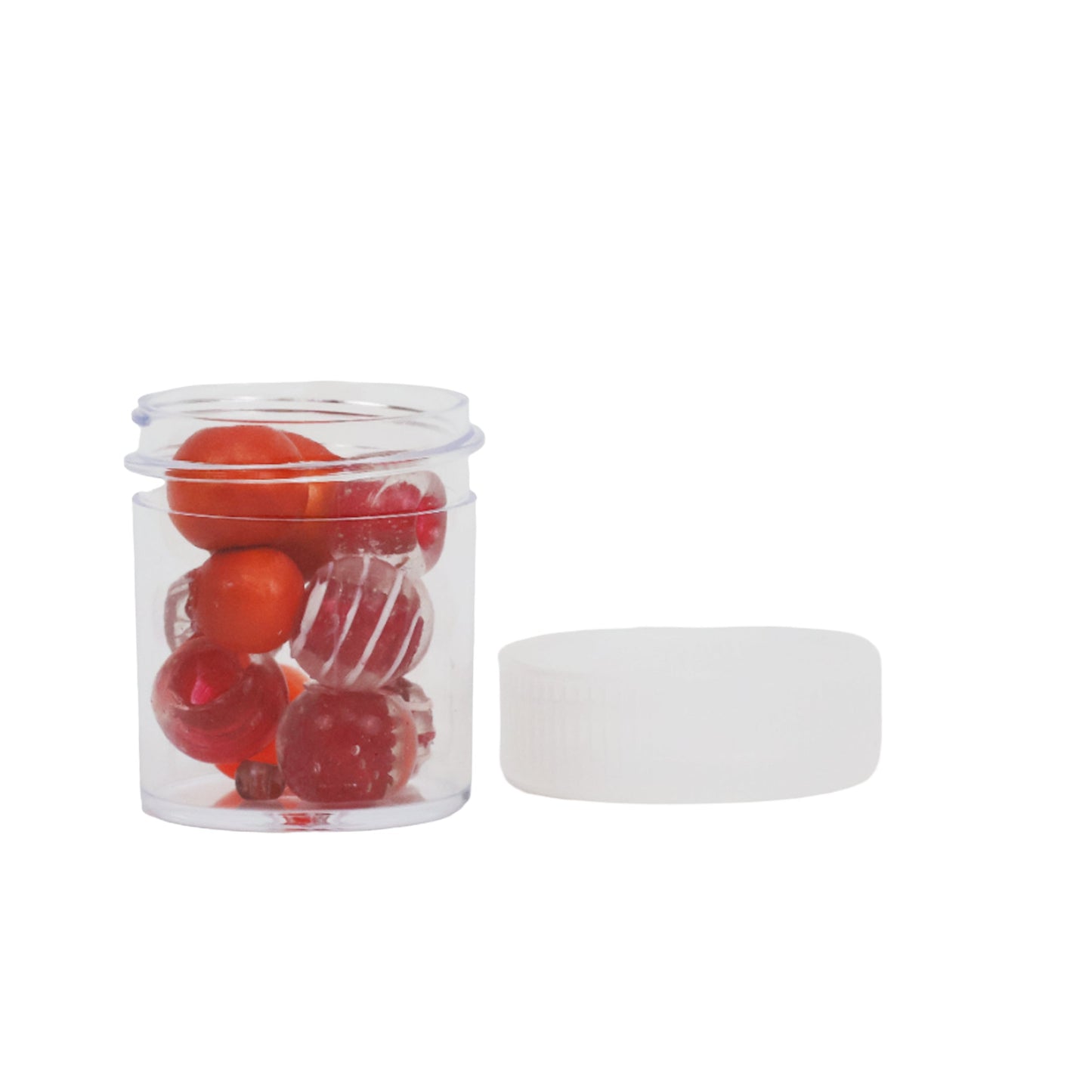 Everything Mary 12-Compartment Bead Storage Case with Removable Jars – Portable Organizer for Jewelry, Sewing, and Craft Supplies