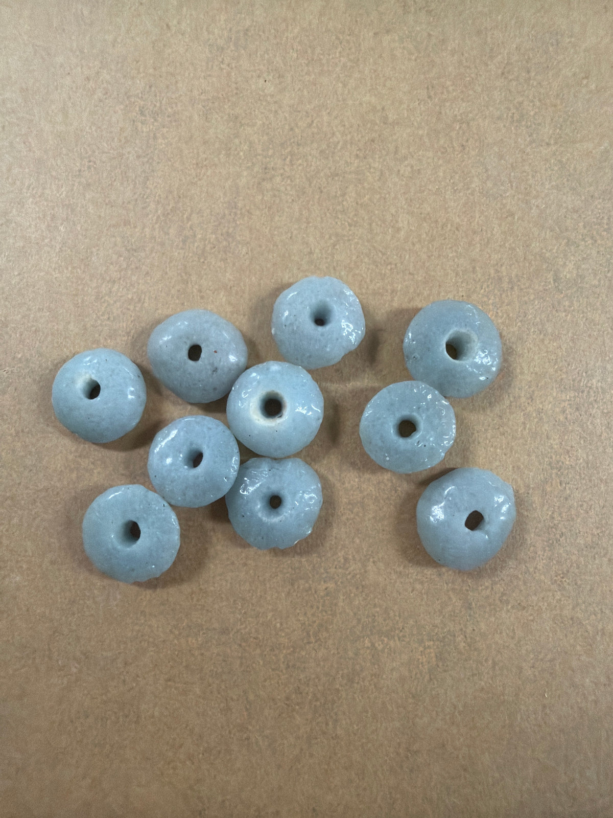 10mm Baby Blue Glass Spacer