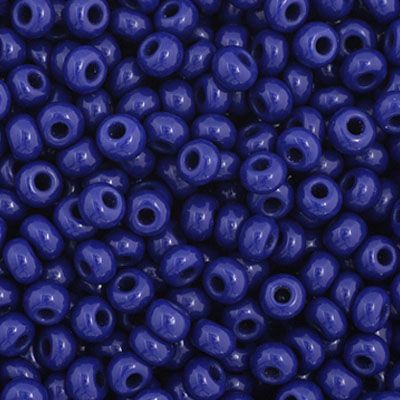 11/0 Preciosa OP Dark Royal Blue