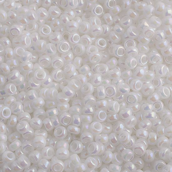 15/0 Miyuki White Pearl AB