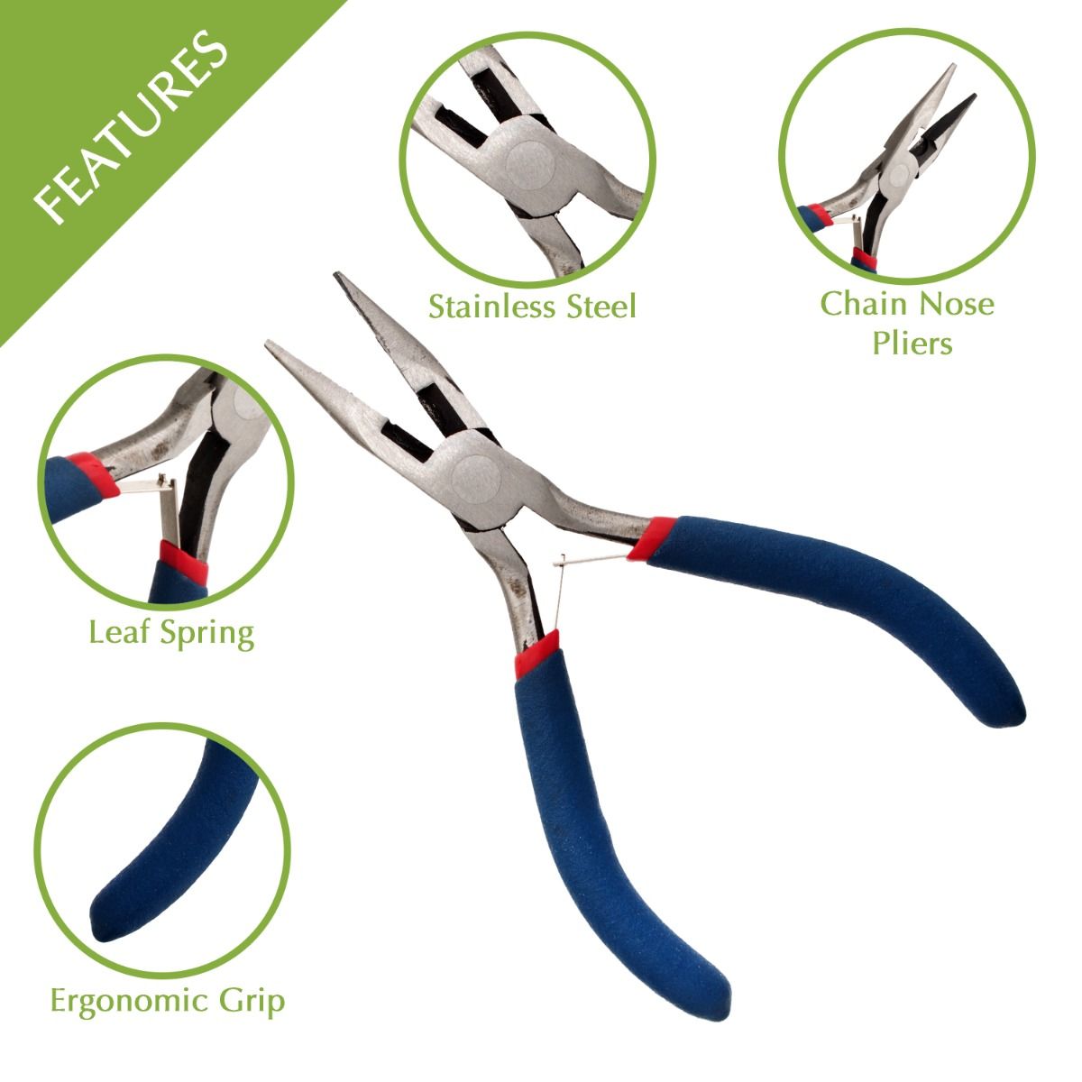 John Bead Econo Pliers Chain Nose w/Cutter