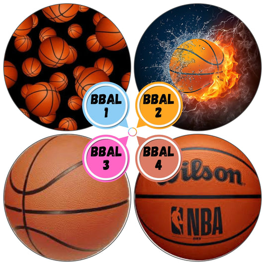Basketball Themed Cabs - 4 INCH WOOD CAB (SINGLE)