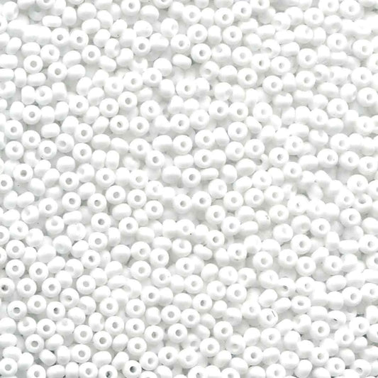 11/0 Preciosa Chalk White Matte