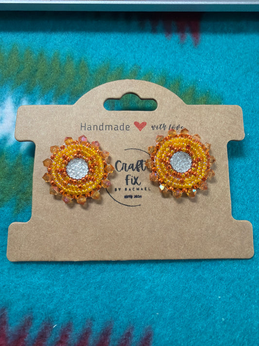 Small Orange and Yellow Studs