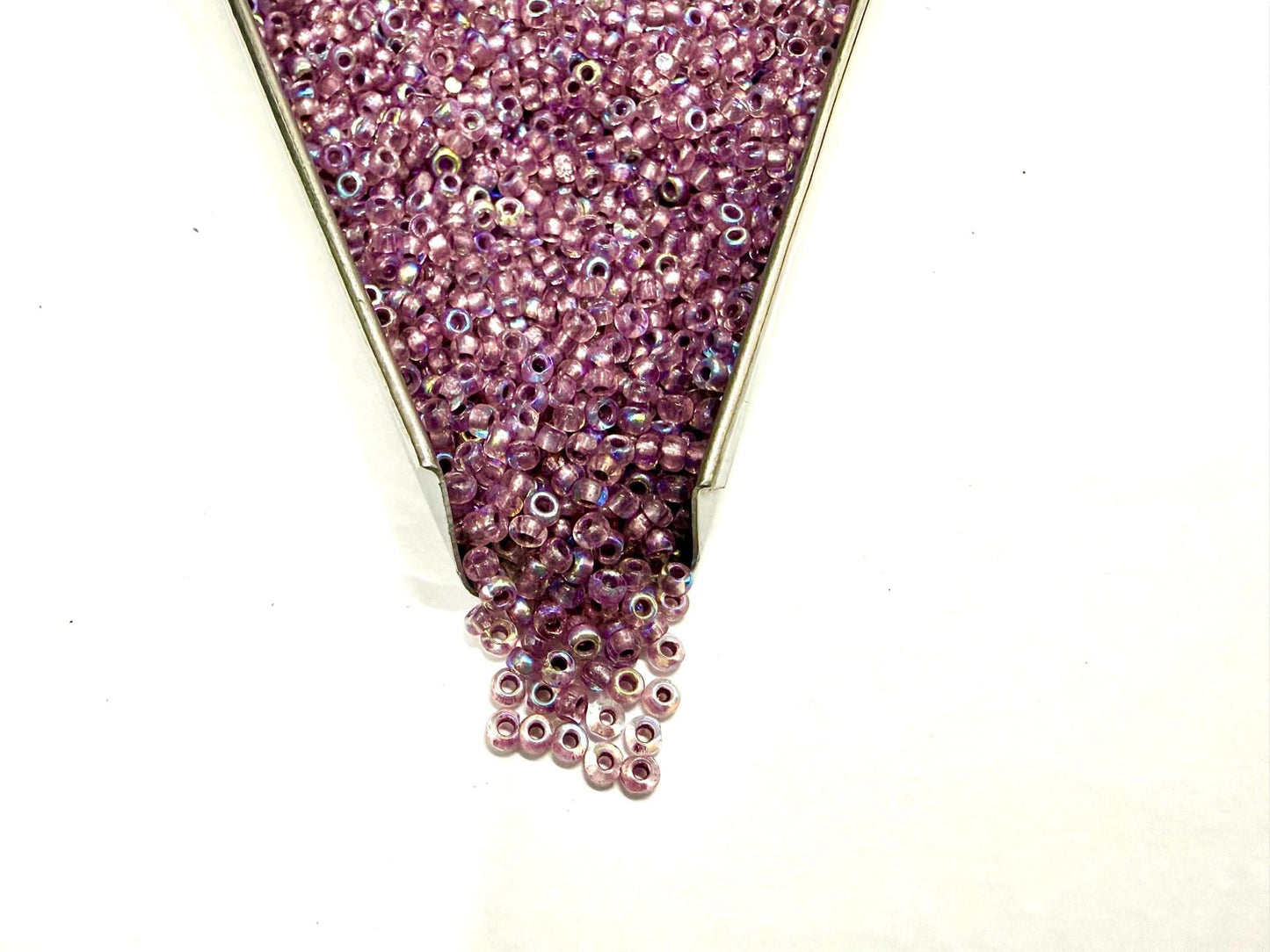 11/0 Pearl Lined AB *6 Colors to Choose From*