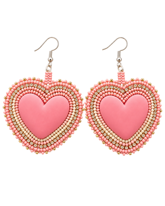Pink Hearts on Hooks