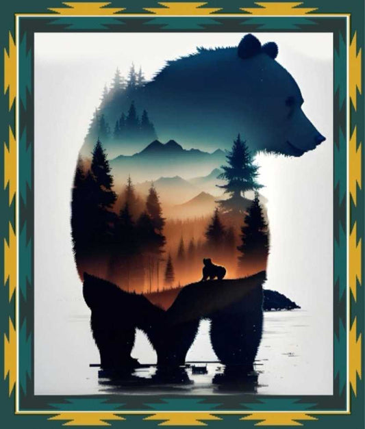 Bear Digital Print