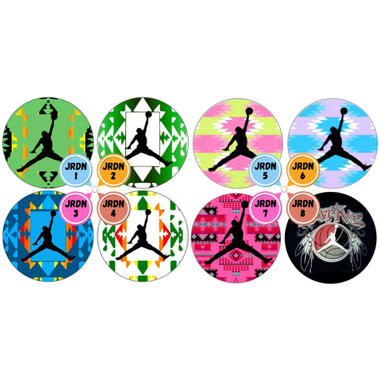 MJ Themed Cabs - 2 INCH EPOXY STICKER CABS (SINGLE)