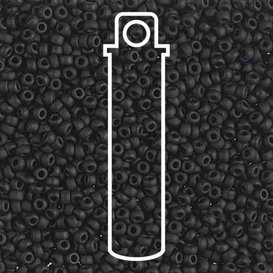 11/0 Miyuki Matte Black