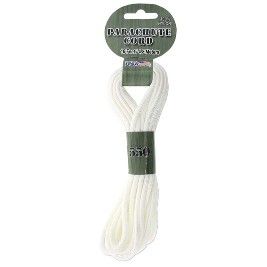 550 Paracord White 16ft