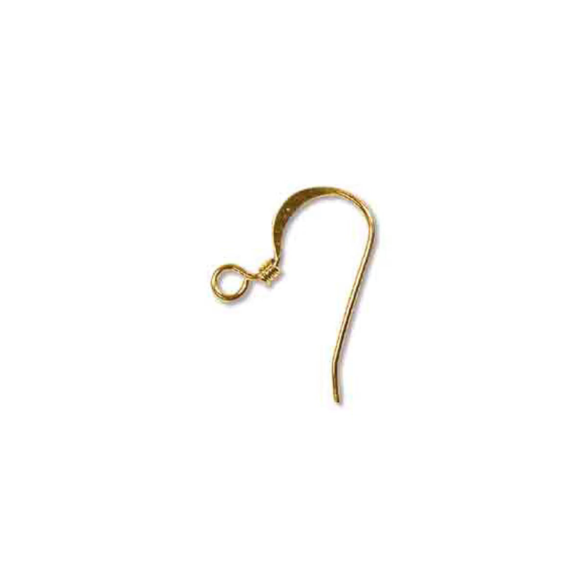 18mm Gold Coated Ear Wire with Coil