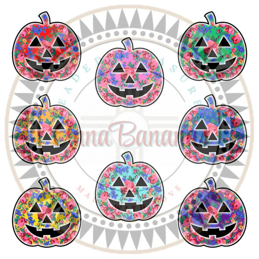 Rezzy Floral Pumpkin Cabs