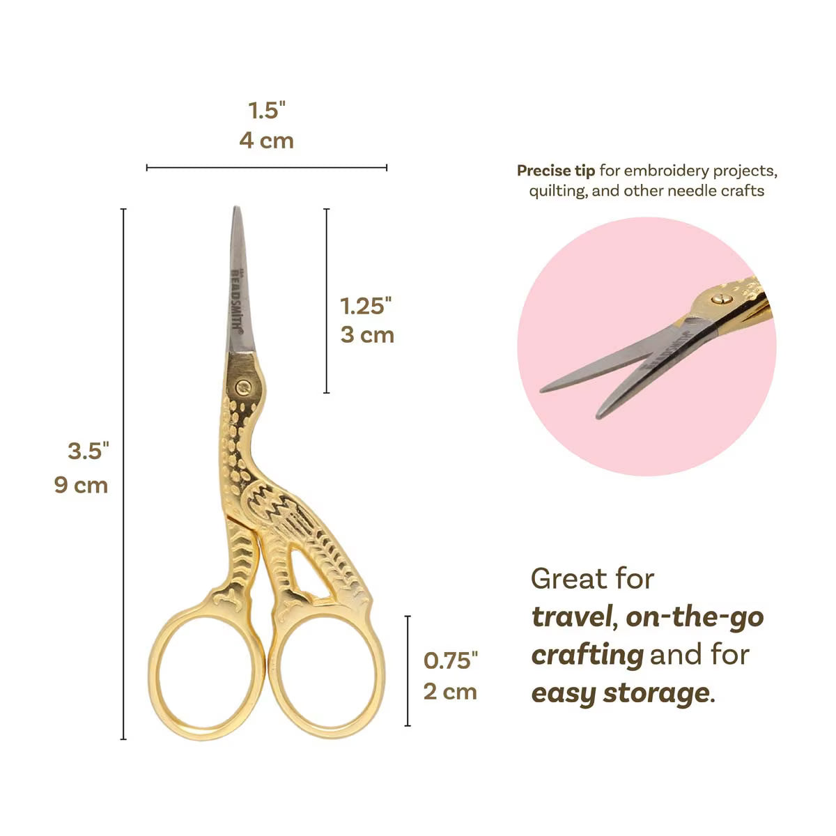 Stork Scissors 3-1/2