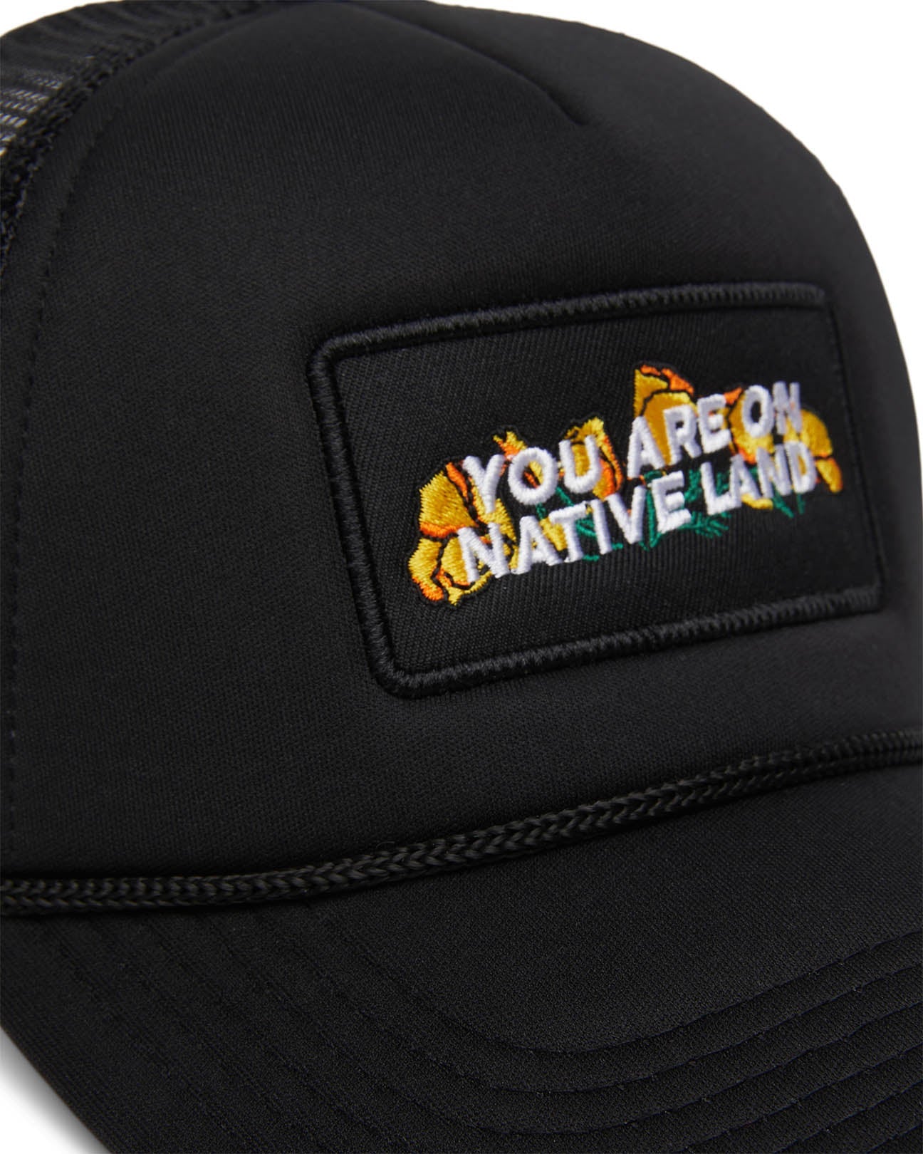 'YOU ARE ON NATIVE LAND' POPPY TRUCKER