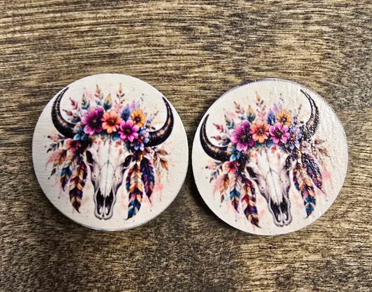 Round Wooden UV Print