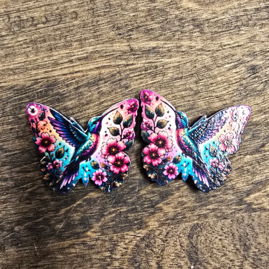 Wooden Butterfly UV Print