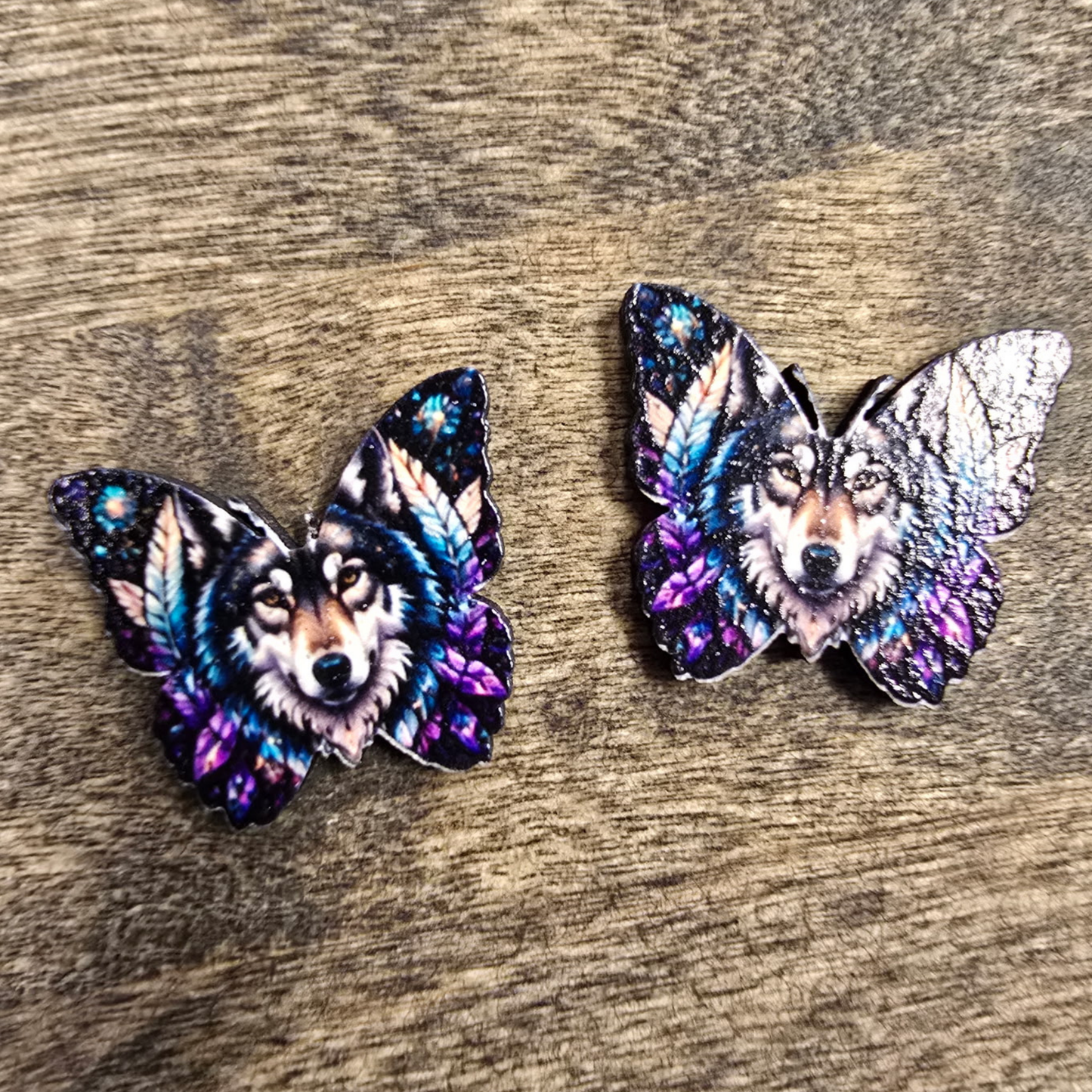 Wooden Butterfly UV Print