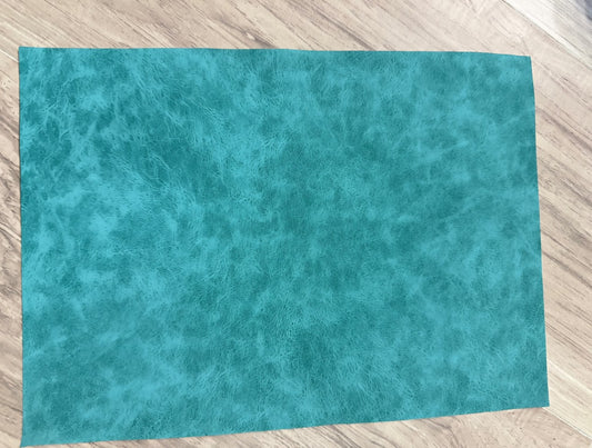 Teal Faux Suede