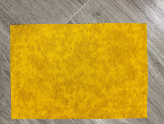 Yellow Faux Suede